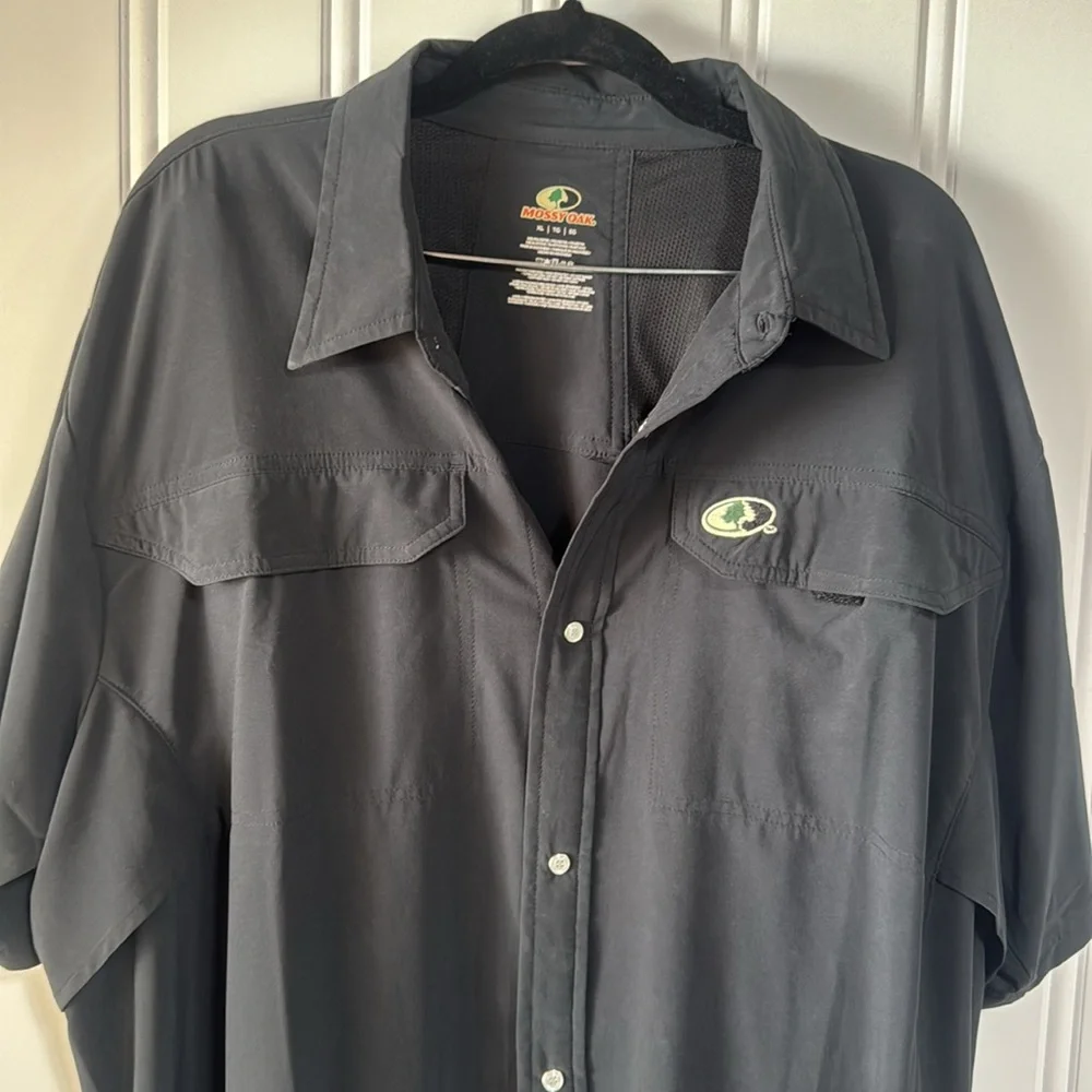 Mens Mossy Oak snap down vented shirt Size XL - Picture 5 of 10